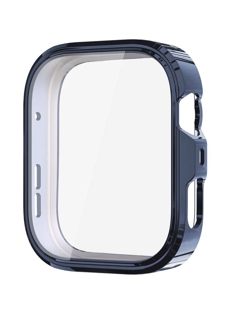 BOSART 3 PCS Soft TPU Screen Protector Cover Case for HUAWEI Watch Fit 4 Pro Black,Clear and Blue - Image 2