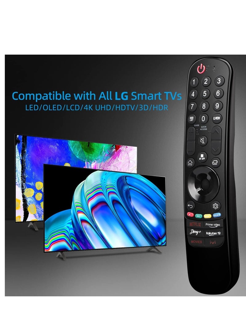 ELTRAZONE Universal for LG Magic Remote Control, Replacement for LG LED OLED LCD 4K UHD Smart TV, with Buttons for Netflix, Prime Video, Disney Plus, LG-Channels Button - Image 2