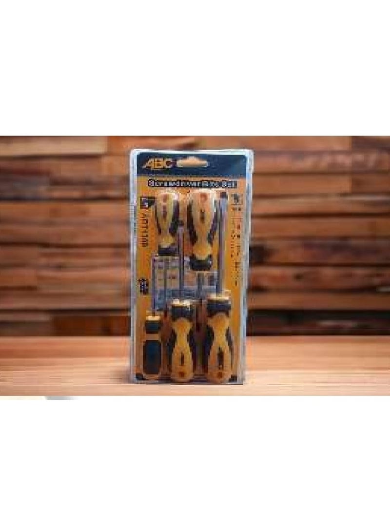 اي بي سي طقم مفك 5 قطع كبير في كارت – ABC ART1309