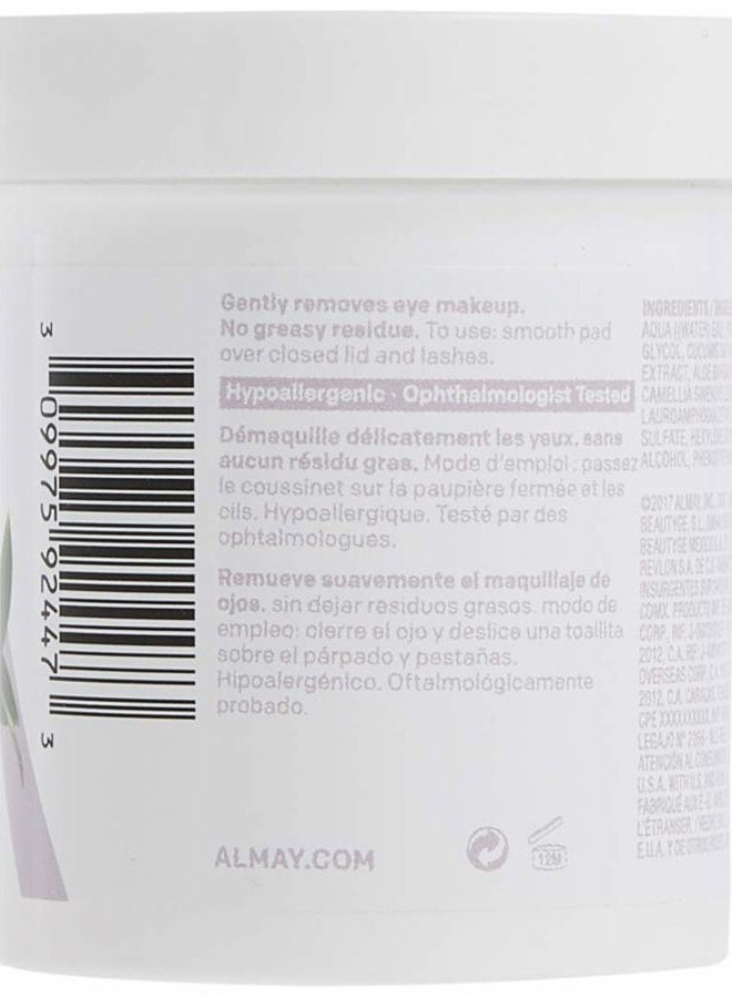 Almay Oil Free Gentle Eye Makeup Remover Pads, Oil Free Micellar, Hypoallergenic, Cruelty Free, Fragrance Free, Ophthalmologist Tested, 80 Pads (Packaging May Vary) - Image 3