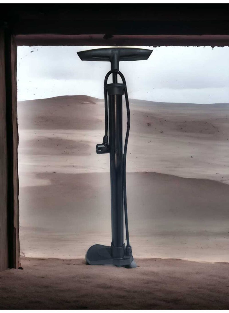 Generic Bike Pump 60 cm Foot Pump for Car Tyres, Road Mountain Bikes & Balls  - Image 5