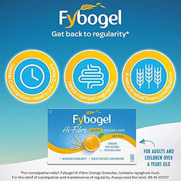 Fybogel Hi Fibre Sachets Orange Flavour 30 - Image 2