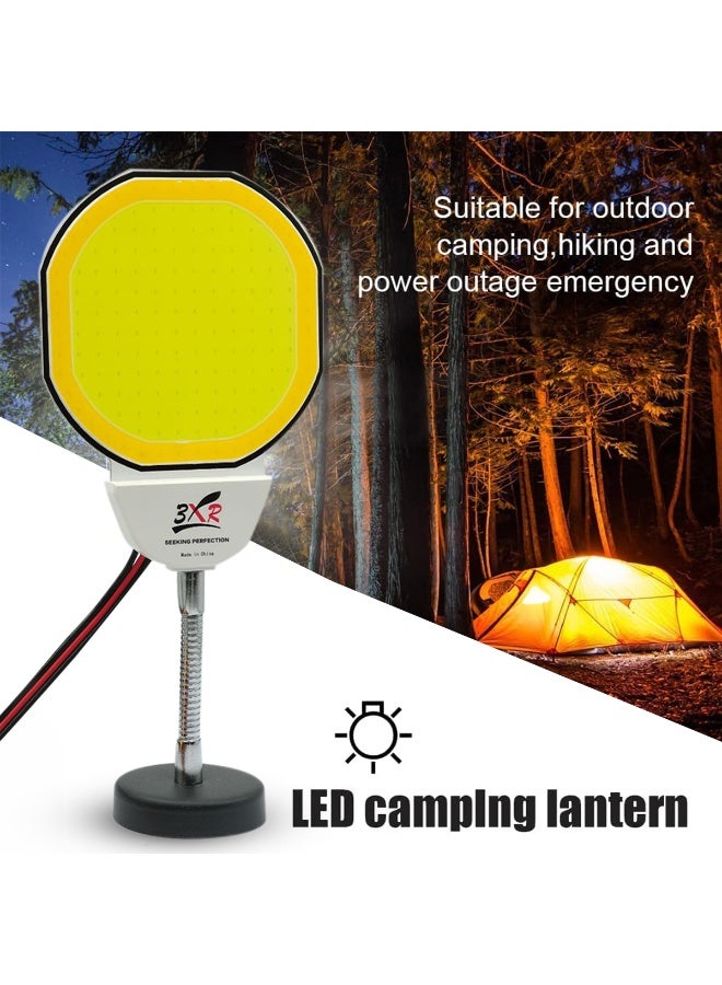 3XR COB LED Emergency Camping Lantern with Flexible Gooseneck Stand, 5 Meter Wire with Switch, Portable Work Light for Camping, Outdoor, Repair, Power Outage, Garage, Workshop - 7912 - Image 2
