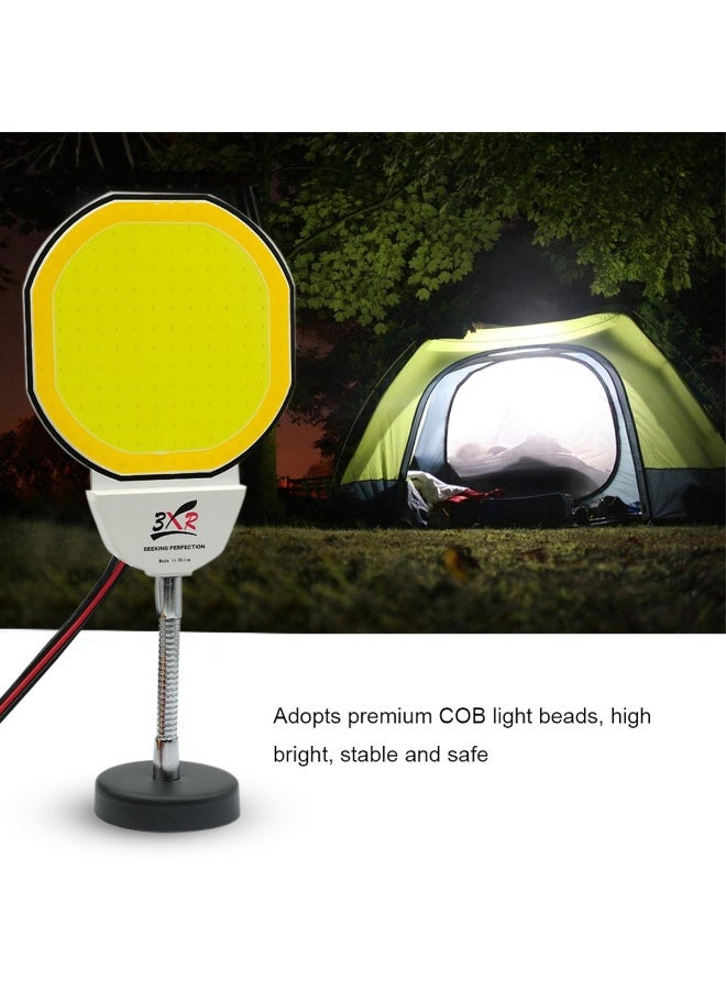 3XR COB LED Emergency Camping Lantern with Flexible Gooseneck Stand, 5 Meter Wire with Switch, Portable Work Light for Camping, Outdoor, Repair, Power Outage, Garage, Workshop - 7912 - Image 3