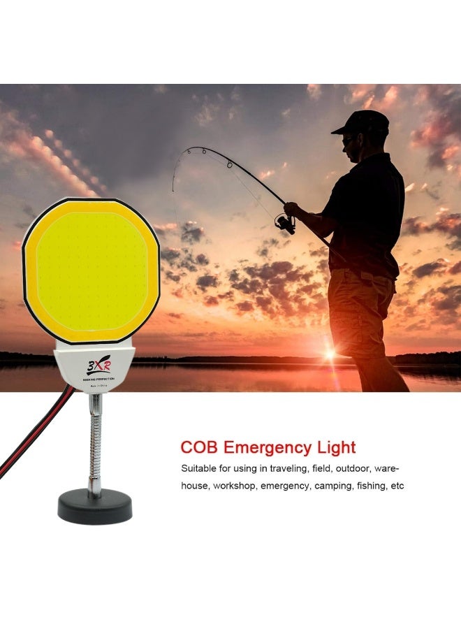 3XR COB LED Emergency Camping Lantern with Flexible Gooseneck Stand, 5 Meter Wire with Switch, Portable Work Light for Camping, Outdoor, Repair, Power Outage, Garage, Workshop - 7912 - Image 4