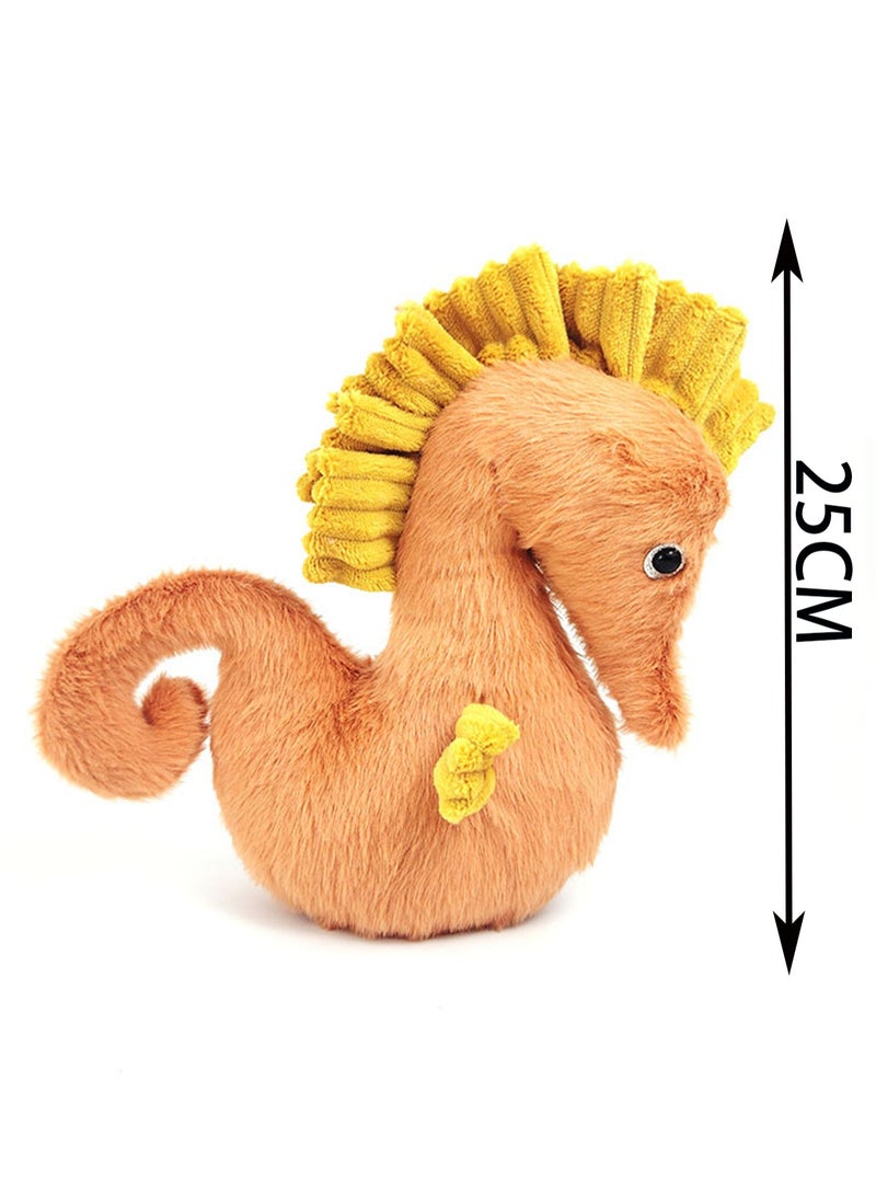 25cm Seahorse Plush Toy Marine Animal Doll Figurine Gift | Gift For Children, Friends - Image 2
