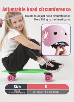 URbazaar 7 PCS Kids Helmet Adjustable Protective Gear Set with Elbow Knee Wrist Pads for Multi-Sports Skateboarding Bike Riding Scooter Inline skatings Longboard Roller Skate  - Image 2