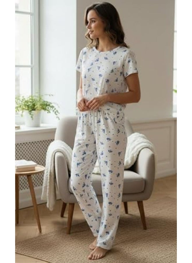 Women's pajamas – comfortable sleepwear in a soft fabric that promotes relaxation – suitable for everyday wear and for resting after a long day. - Image 1