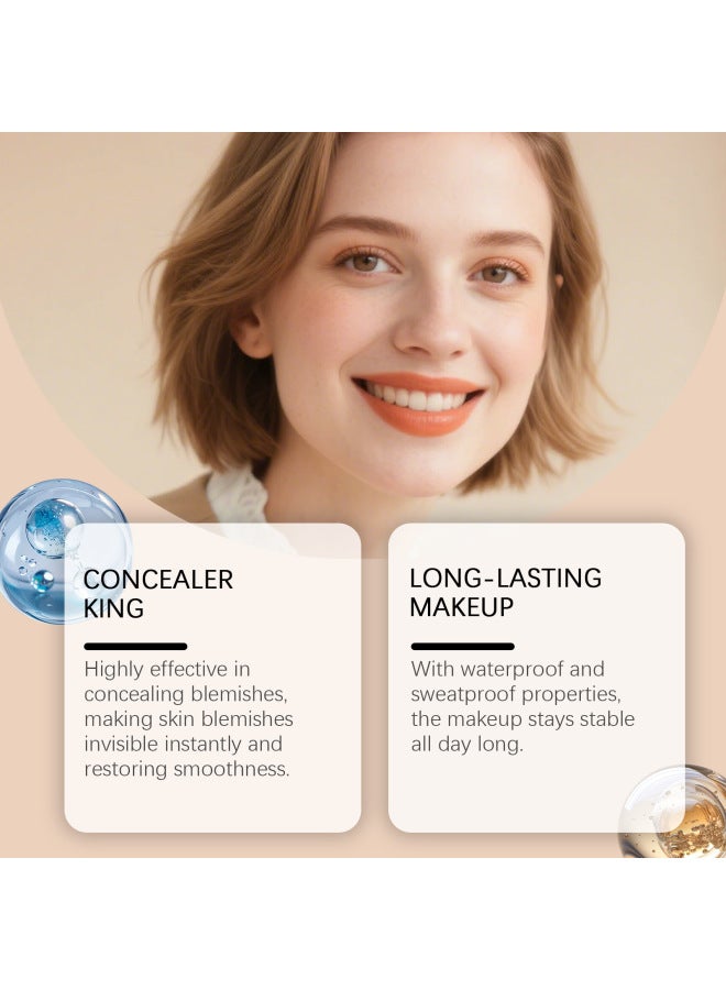 zephoco Natural Liquid Concealer - Lightweight, Seamless Coverage For Daily Makeup And Base Prep - Image 2
