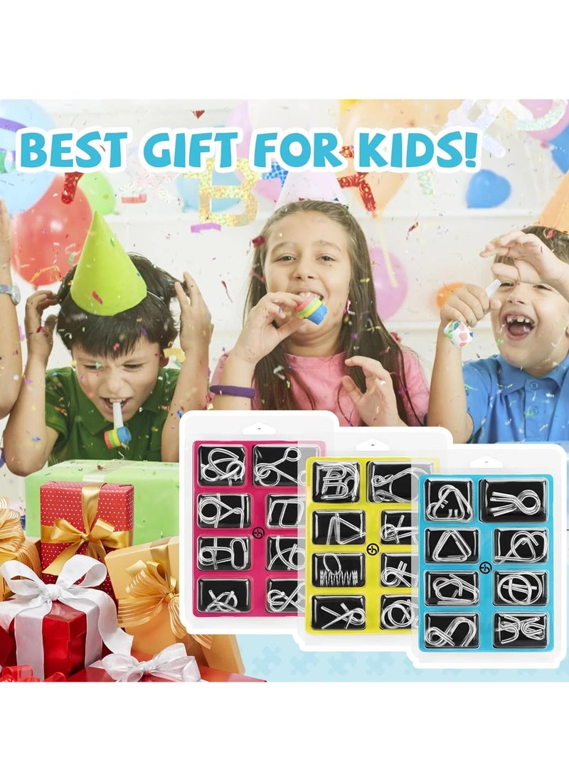 MAGIC VAULT Brain Puzzle IQ Toys for Kids Age 4-12, Metal Wire Puzzles, Brain Teasers for 5-7 Year Olds, Mind Game IQ Test Toy, Magic Trick Puzzle for 8-11 Year Old Boys & Girls, Educational Toys  - Image 4