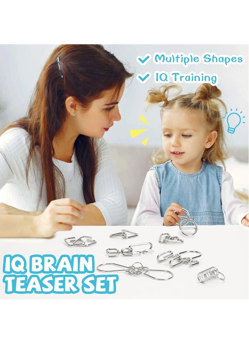 MAGIC VAULT Brain Puzzle IQ Toys for Kids Age 4-12, Metal Wire Puzzles, Brain Teasers for 5-7 Year Olds, Mind Game IQ Test Toy, Magic Trick Puzzle for 8-11 Year Old Boys & Girls, Educational Toys  - Image 5