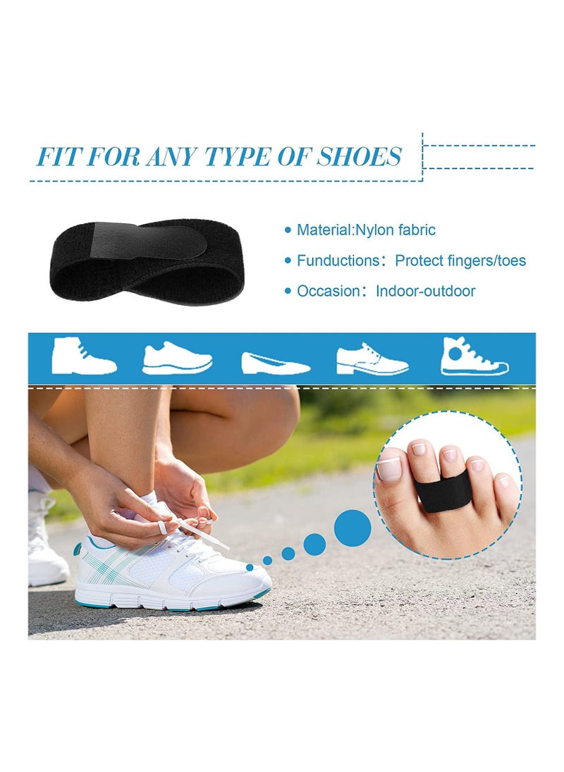 Generic - 2 Pieces Broken Toe Wraps Toe Splint Hammer Toe Straightener - Image 1