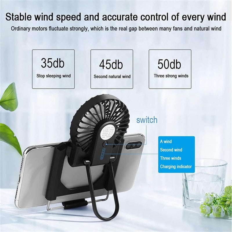Portable Phone Cooling Fan Multi-Functional Mobile Phone Fan Game Controller Cooler(D) - Image 5