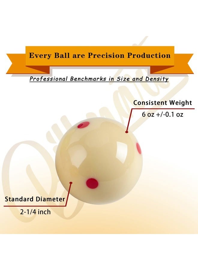 Billmart Premium Billiard Balls Pool Table Accessories 2-1/4" Regulation Size 16 Pool Balls Billiard Set - Image 3