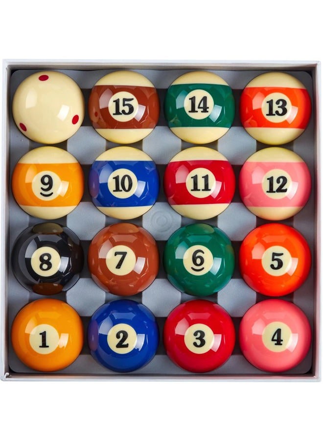 Billmart Premium Billiard Balls Pool Table Accessories 2-1/4" Regulation Size 16 Pool Balls Billiard Set - Image 5