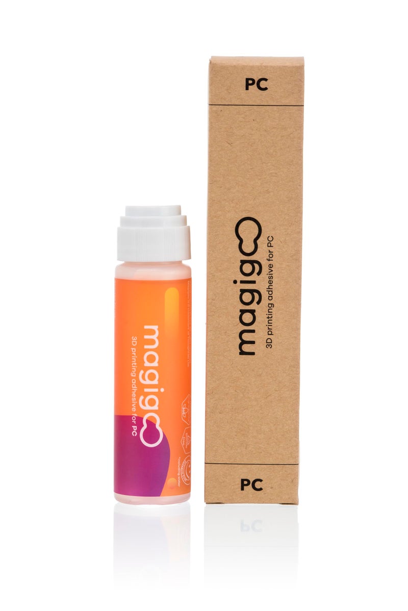 Magigoo - MPC2018 3D Printer Adhesive Glue for Polycarbonate Filament - Long-Lasting and Reduces Warping on Flex Plate, Glass, PEI, Buildtak, Kapton - 3D Printing Accessories, Tools or Supplies (50ml) - Image 1