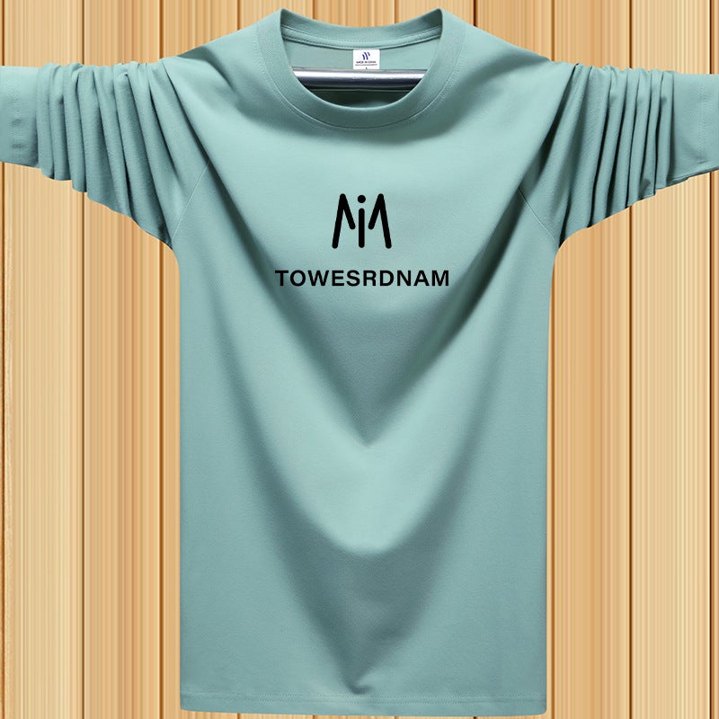 Long-Sleeve T-Shirt For Men 2026 New Trendy Base Shirt Autumn Clothing Loose Sweatshirt For Men - Image 1