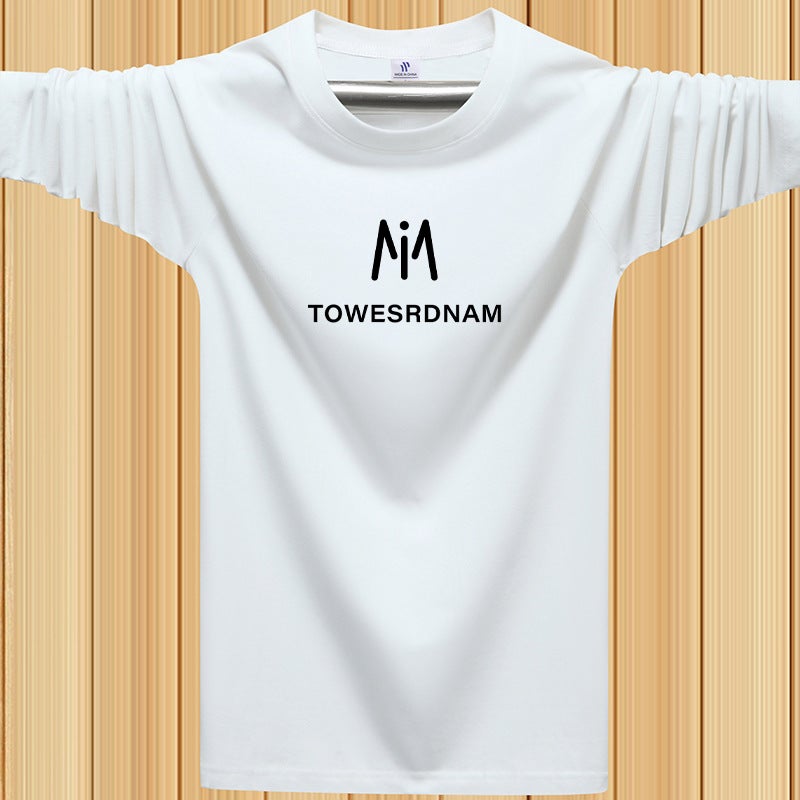 Long-Sleeve T-Shirt For Men 2026 New Trendy Base Shirt Autumn Clothing Loose Sweatshirt For Men - Image 2
