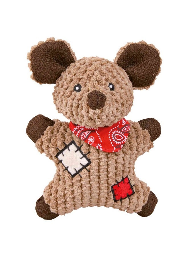 تريكسي لعبة فأر مخملي مع رقع للحيوانات الأليفة مصنوعة من مادة آمنة للمضغ، تمنح تحفيزًا عقليًا وتحافظ على نشاط الحيوانات الأليفة ومرحها مع صوت لميزة إضافية - 19 سم