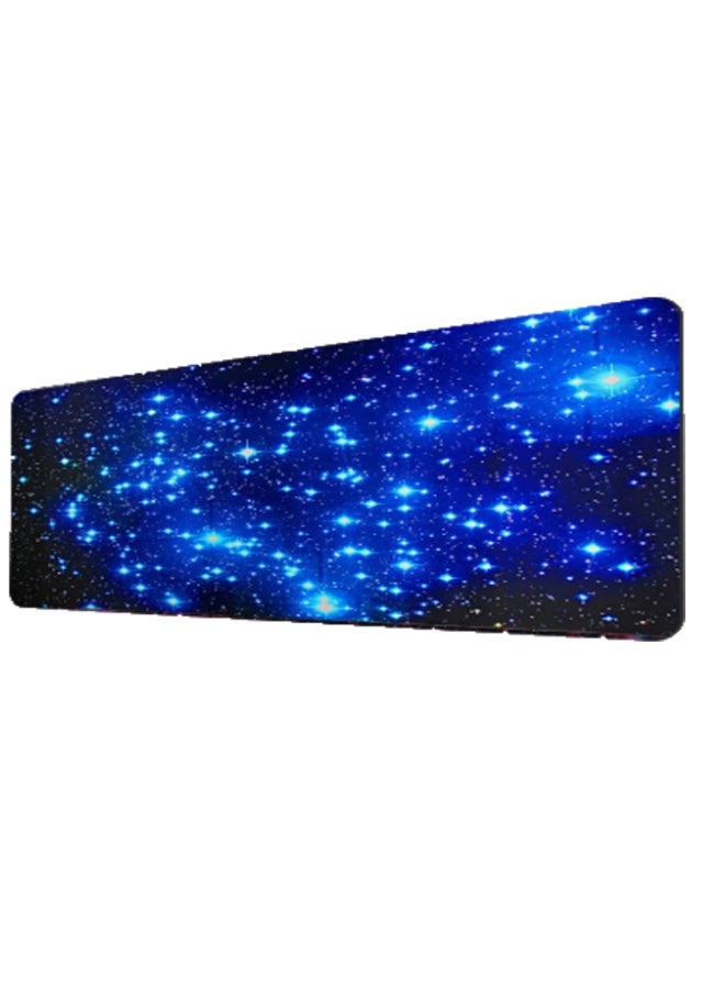 Starry Sky Anti-Slip Gaming Mouse Mat,Mouse Pad With Stitched Edge, Non-Slip Rubber Base, Premium-Textured And Waterproof Mousepad For Computers, Laptop, Office And Home, 600x300mm - Image 1