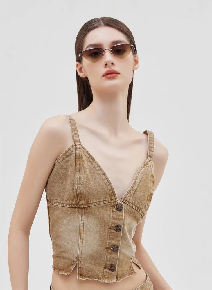 تشوميل نظارات شمسية نسائية أنيقة عالية الدقة بعدسات من النايلون مضادة للأشعة فوق البنفسجية والضوء الأزرق - Image 2