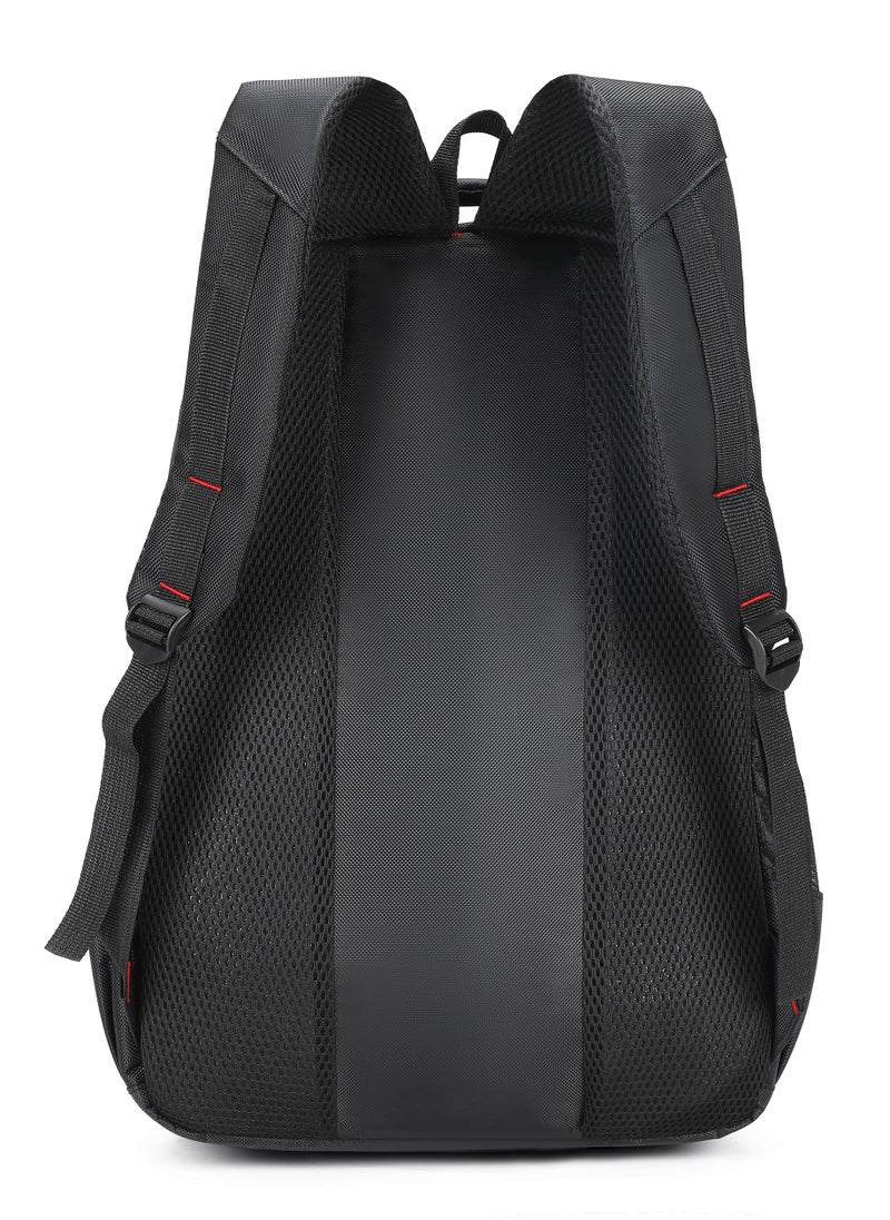 NEW TRAVEL New Travel School Backpack Fabric color 18 inch Black  - Image 3