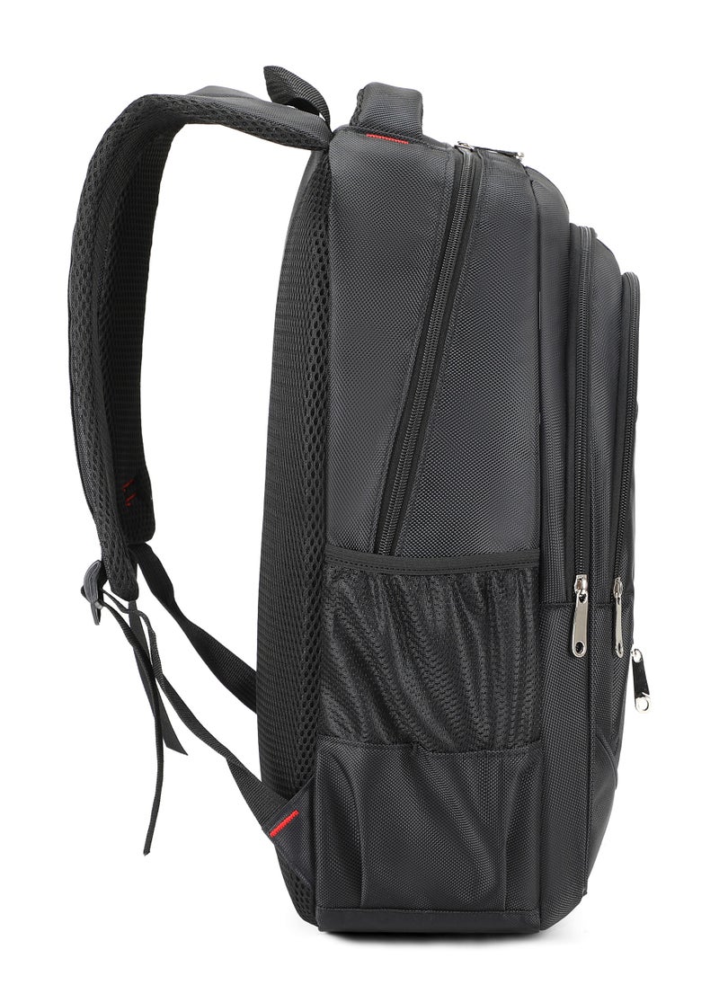 NEW TRAVEL New Travel School Backpack Fabric color 18 inch Black  - Image 4