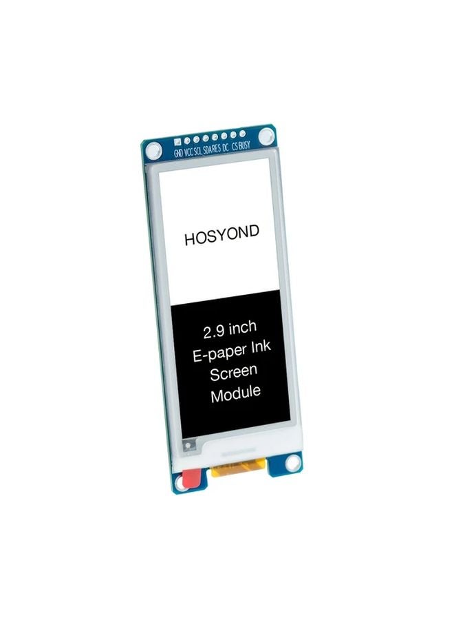 1 قطعة وحدة عرض EPD مقاس 2.9 بوصة بدقة 128x296 واجهة SPI مشغل SSD1680 باللون الأسود - Image 2