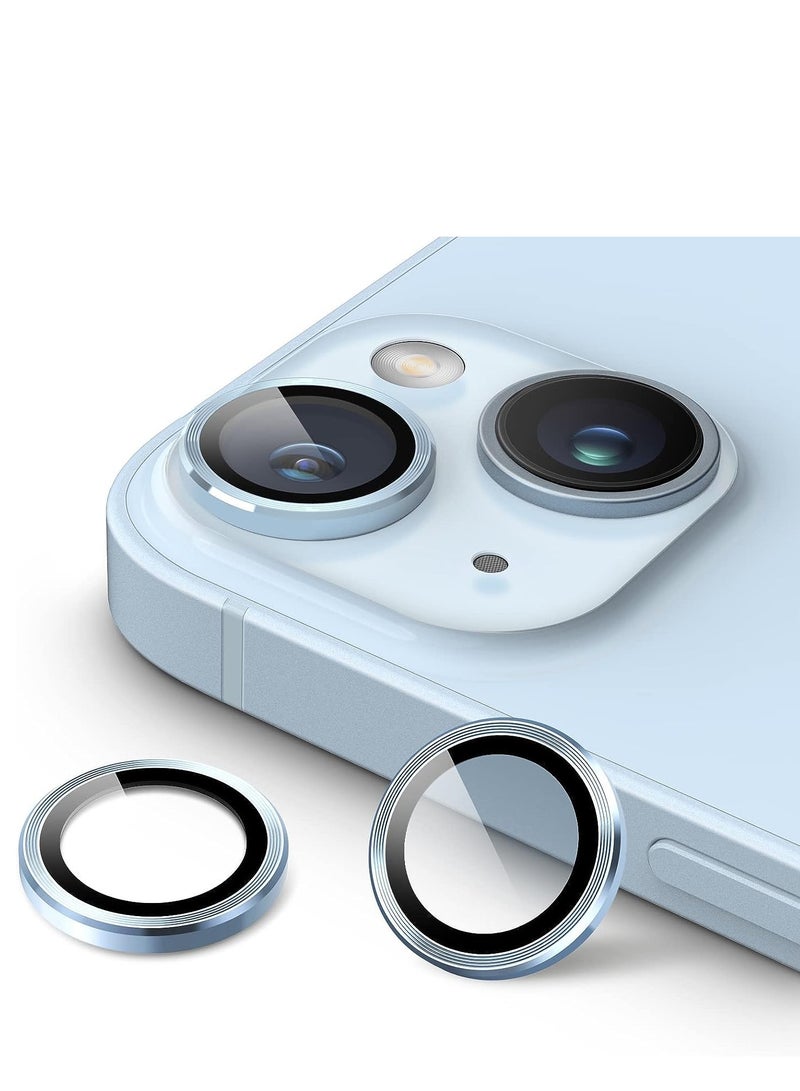 هيكسابيكس واقيات عدسة الكاميرا للايفون 15 بلس ازرق - Image 3