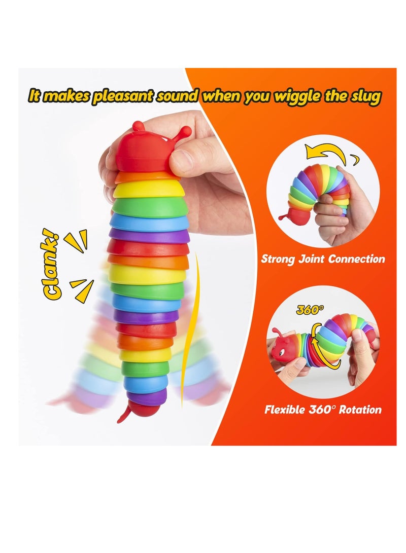 Generic Watok Fidget Alloy Toy, Sensory Fidget Toy for Kids and Adults, Cute Caterpillar Worm Toy, Autism Sensory Toys for Autistic Children, Kids Toys for Age 3 4 5 6 7 8 Years Old and Up Gifts for Girls and Boys - Image 3