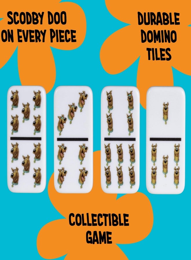 AQUARIUS Scooby-Doo Family Dominoes Game - 28 Cartoon Tiles Featuring Scooby Doo - Easy Matching Game for Kids & Adults - Official Scooby-Doo Merchandise - Image 2