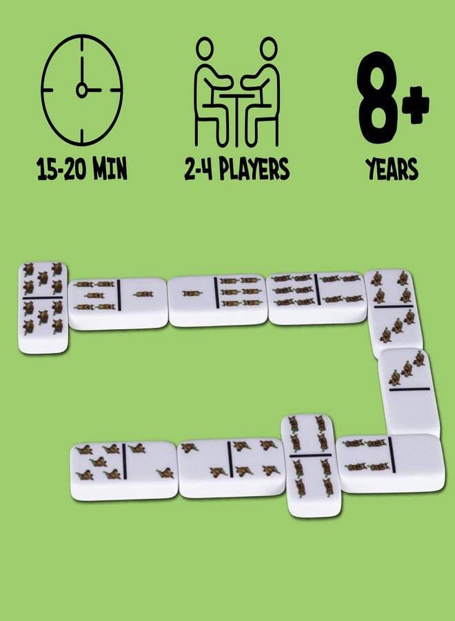 AQUARIUS Scooby-Doo Family Dominoes Game - 28 Cartoon Tiles Featuring Scooby Doo - Easy Matching Game for Kids & Adults - Official Scooby-Doo Merchandise - Image 4