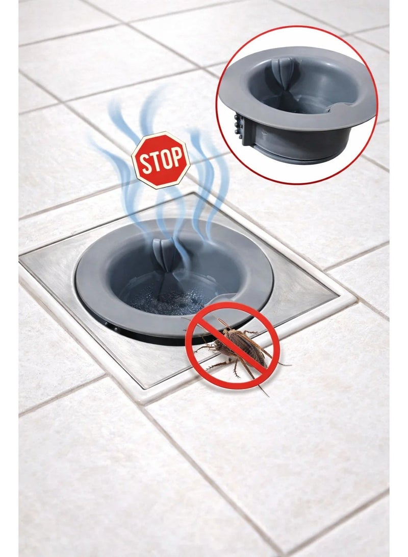 Bathroom Solution A valve to prevent the emission of unpleasant odors and insects from the pipe cap. - Image 1