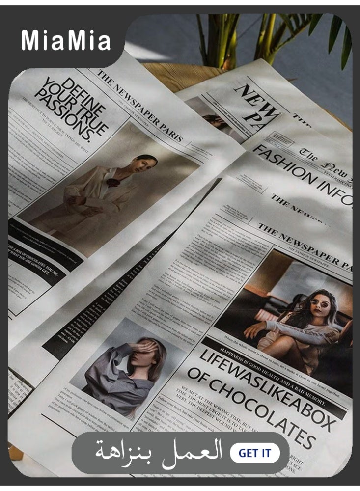 ميأميأ ثلاث قطع من عناصر تصوير الصحف الإنجليزية: عناصر تصوير الملابس والأزياء، ديكور المنزل، خلفيات تصوير الطعام، أدوات التزيين، أوراق التغليف، تزيين الزهور، ديكور الغلاف والجو والديكور الجوّي. - Image 1