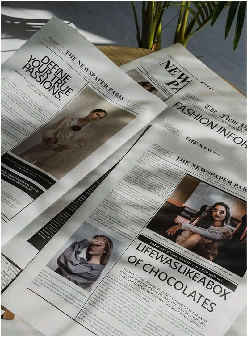 ميأميأ ثلاث قطع من عناصر تصوير الصحف الإنجليزية: عناصر تصوير الملابس والأزياء، ديكور المنزل، خلفيات تصوير الطعام، أدوات التزيين، أوراق التغليف، تزيين الزهور، ديكور الغلاف والجو والديكور الجوّي. - Image 3