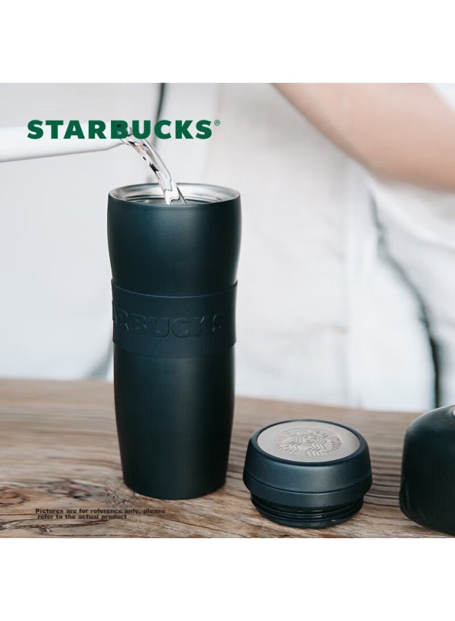 Starbucks Insulated Mug 384ml Coffee Cup Tea Cup Cold Water Cup Black Warm Classic Style Qixi Gift - Image 4