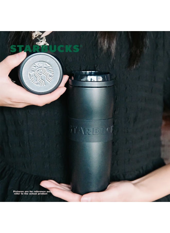 Starbucks Insulated Mug 384ml Coffee Cup Tea Cup Cold Water Cup Black Warm Classic Style Qixi Gift - Image 5