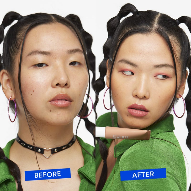 3INA The Tinted Moisturizer SPF 30 â€“ Tinted Face Moisturizer for Women with Hyaluronic Acid â€“ Light to Medium Coverage Foundation â€“ 613 â€“ 1.01 oz - Image 2