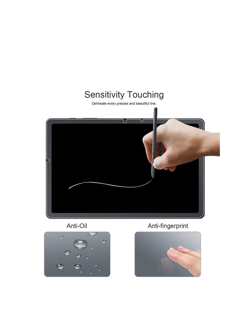 [2 Pack] Paperfeel Screen Protector For Samsung Galaxy Tab S10 Plus/Tab S9 Plus / Tab S8 Plus / Tab S7 Plus 12.4 Inch, Anti-Glare Matte PET Film for Drawing and Writing Like on Paper, High Touch