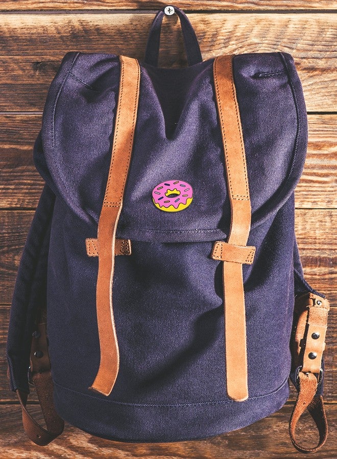 REAL SIC Donut Enamel Pin - Classic Simpsons Donut Pin for Backpacks, Jackets, Hats & Tops (Pink) - Image 3