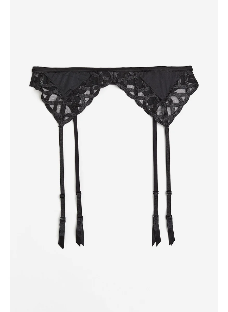 H&M Lace Suspender Belt