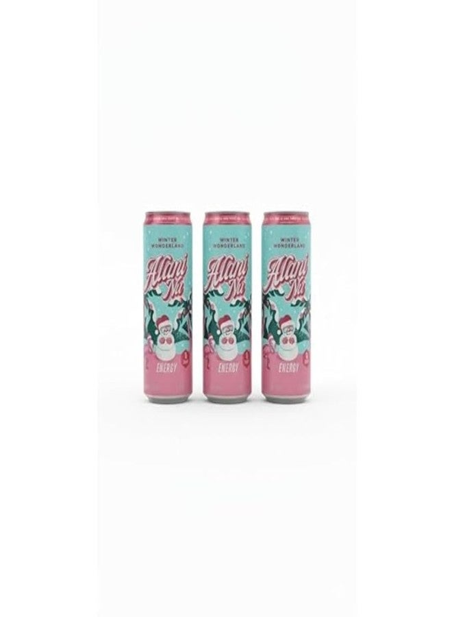 Alani WINTER WONDERLAND (3 Pack) | Sugar free, low calorie energy drinks, 12 Fl Oz Cans (355mL) - Image 1