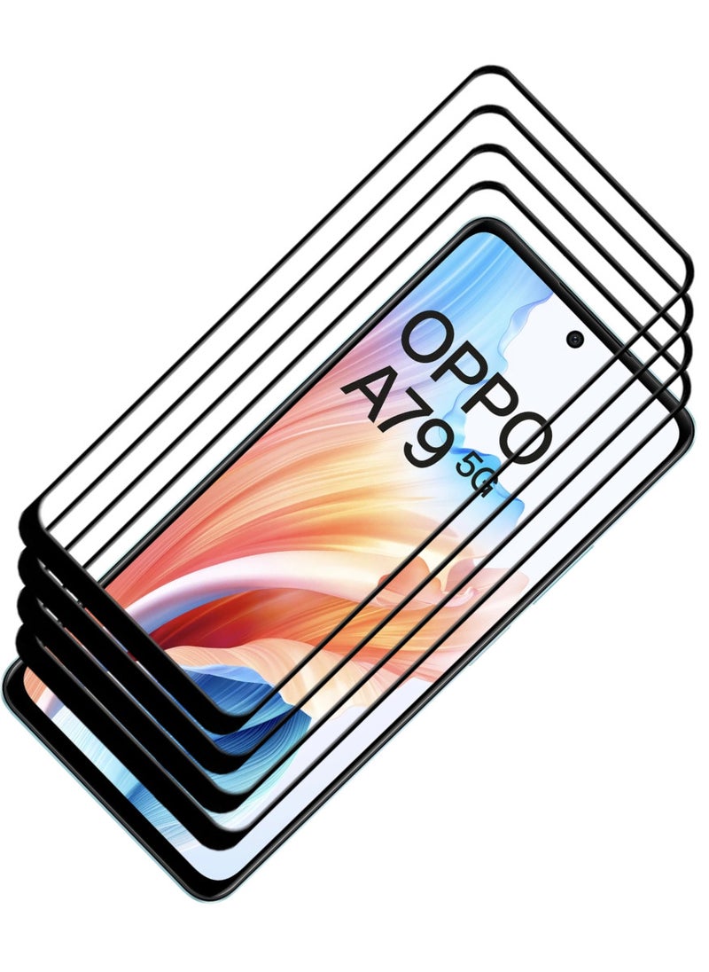 ACLIX 4 Pieces Antistatic ESD Dustproof Premium Quality High Definition Tempered Glass Screen Protector Designed For Oppo A79 - Image 1
