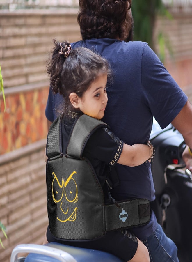 Koko Two Wheeler Adjustable Child Safety Belt for Baby Boys and Baby Girls with Double Buckles - Up to Age 6 (Black) - Image 4