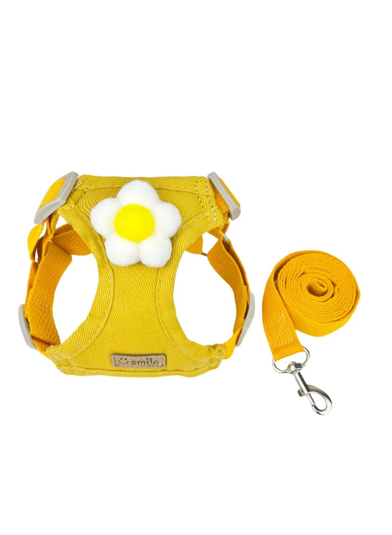 Goolsky Gradient Adjustable Cat Walking Rope Set I-Shaped Anti-Escape Cat Harness Leash I-Shaped Back Dog Chain - Image 3