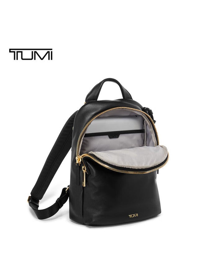 Tumi Voyageur Backpack For Men And Women, Leather Laptop Bag, Summer Travel - Image 2