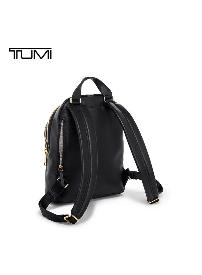 Tumi Voyageur Backpack For Men And Women, Leather Laptop Bag, Summer Travel - Image 3