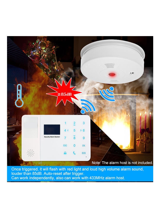 NIBEMINENT Fire Security Alarm White 13x5x13centimeter - Image 3
