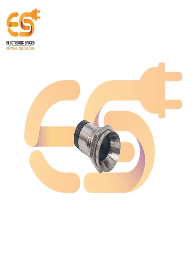 Electronicspices Electronic Spices 5mm Metal Led Light Mounting Holders With Open Ended Head Pack of 100pcs - Image 2