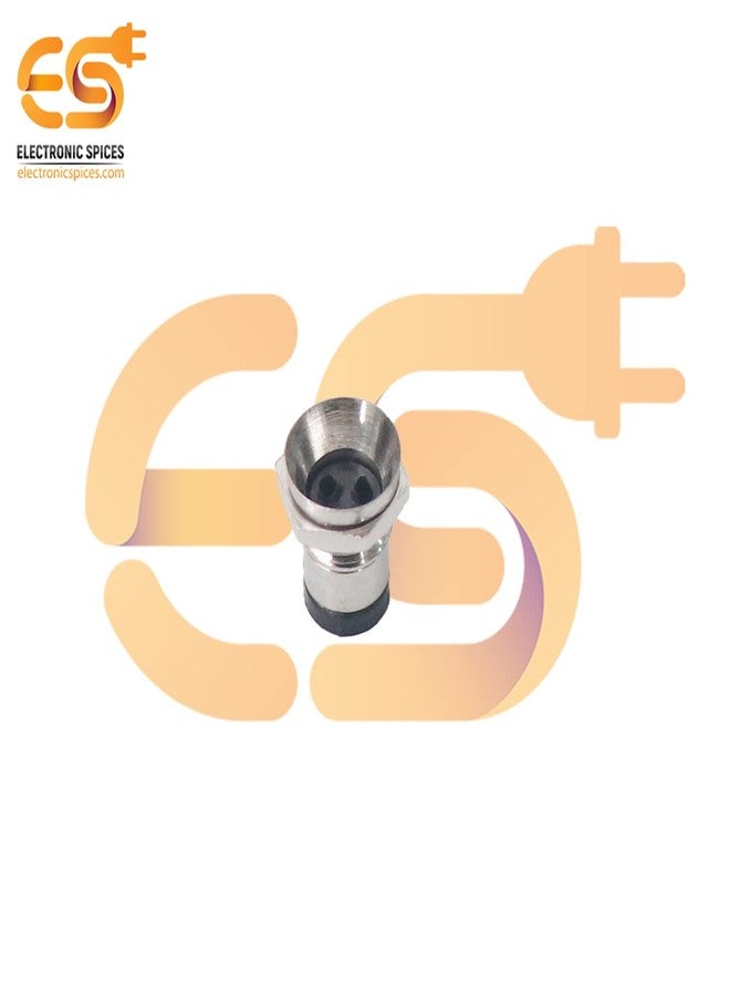 Electronicspices Electronic Spices 5mm Metal Led Light Mounting Holders With Open Ended Head Pack of 100pcs - Image 4